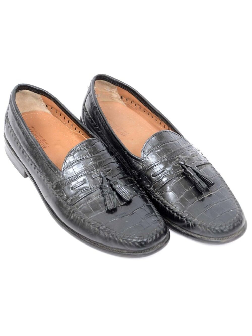 Florsheim Pisa Moc Toe Black Leather Loafer Men's 9D Preppy Old Money Academia